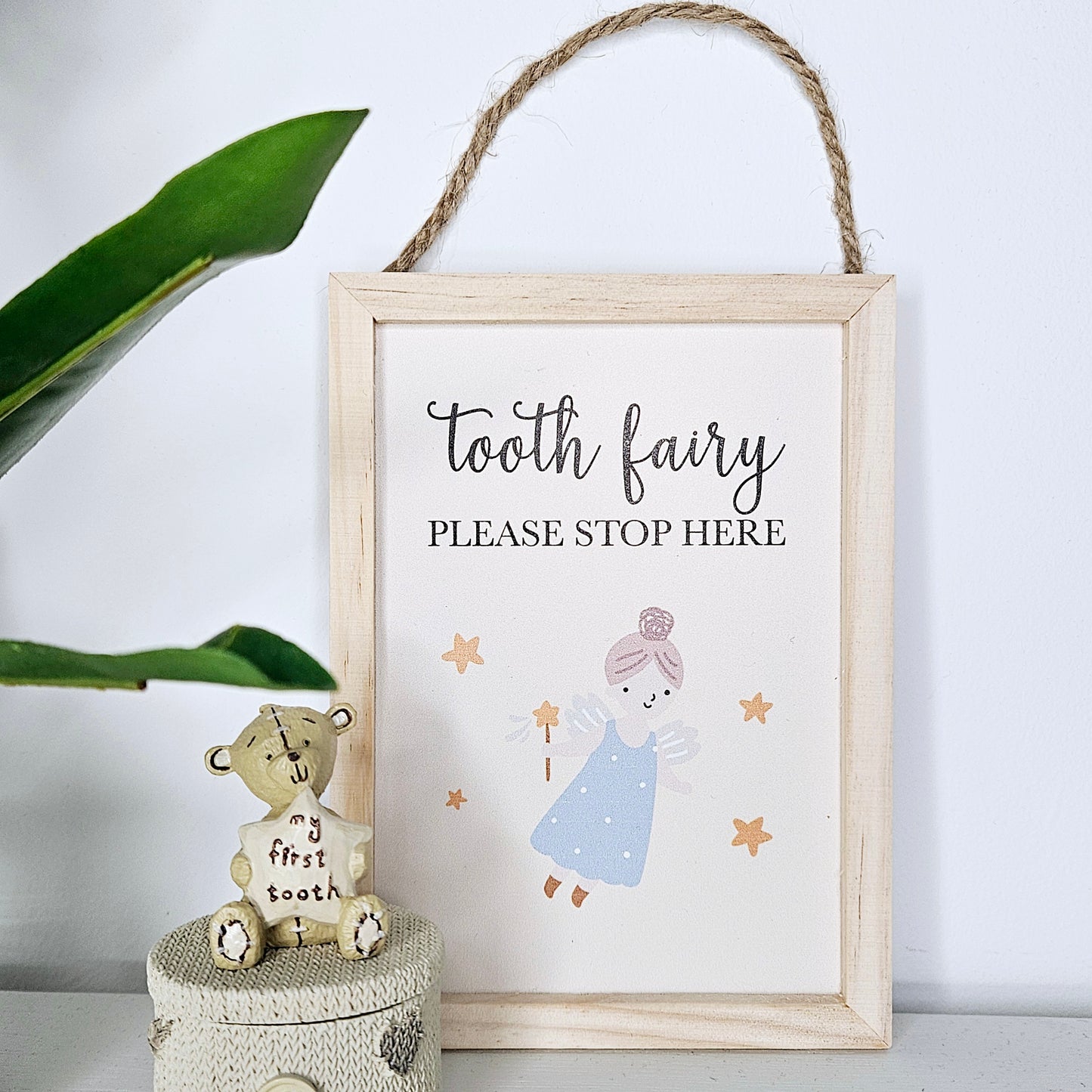 Tooth Fairy Please Stop Here Sign