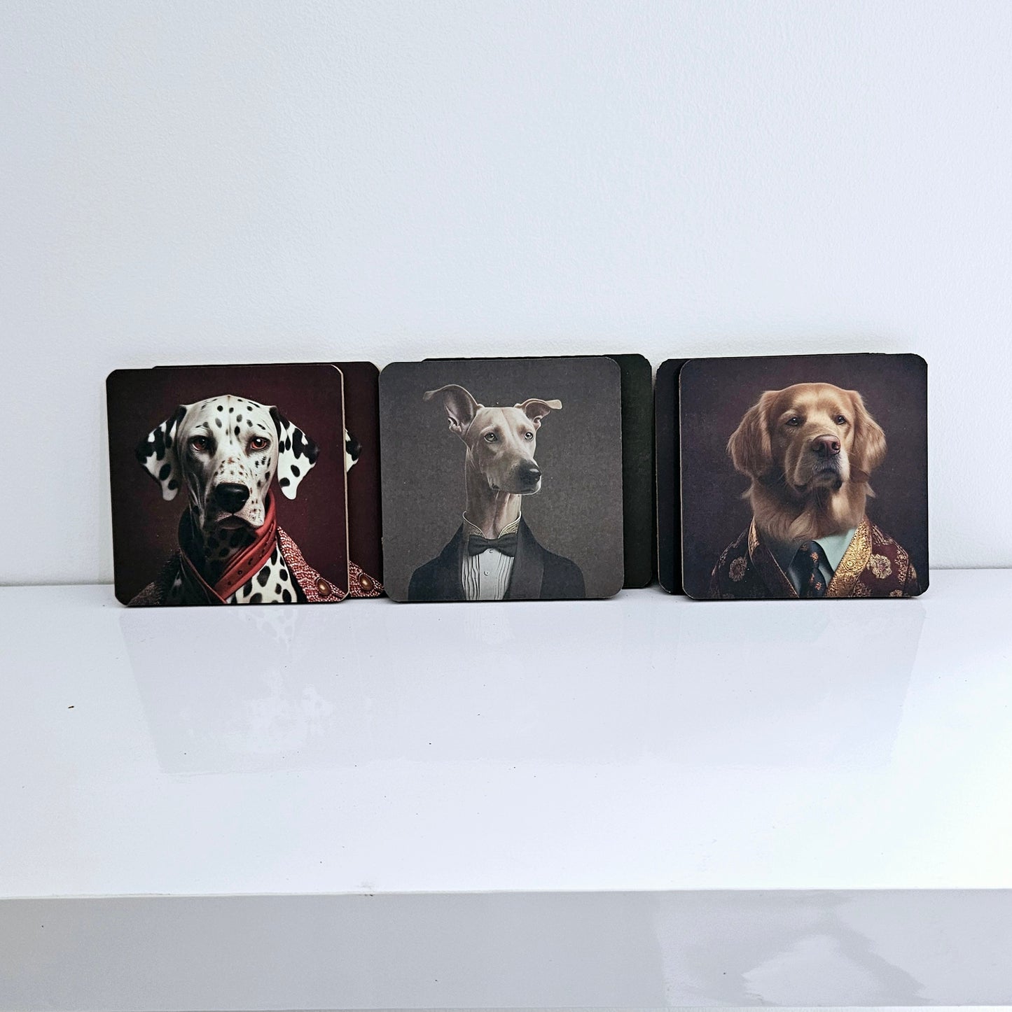 Dog Cynocephaly Coaster Set