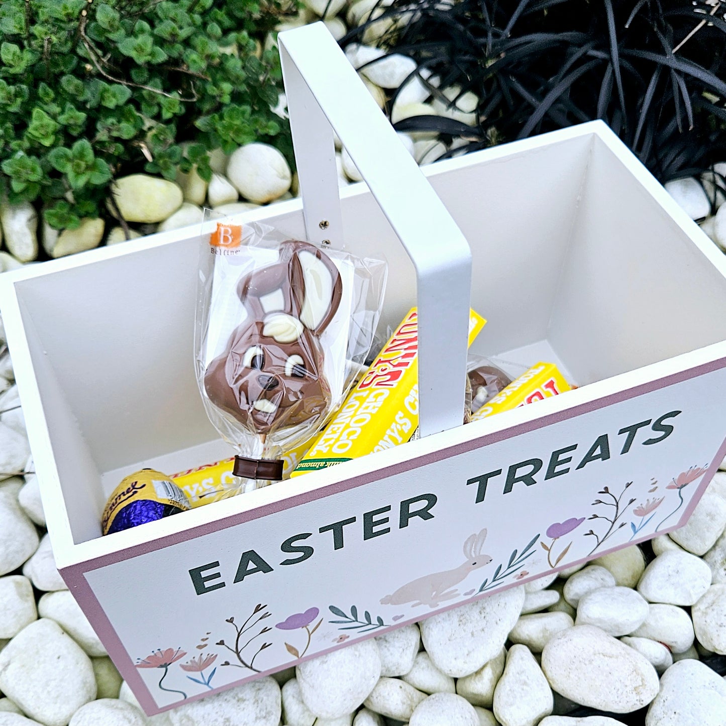 Easter Treats Wooden Trug