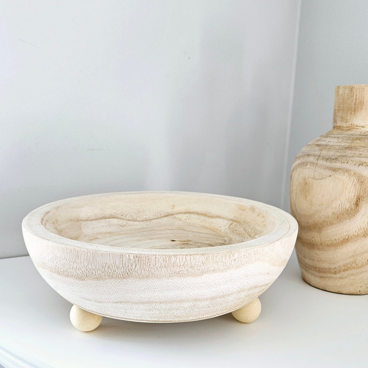 Paulownia Wood Styling Bowl
