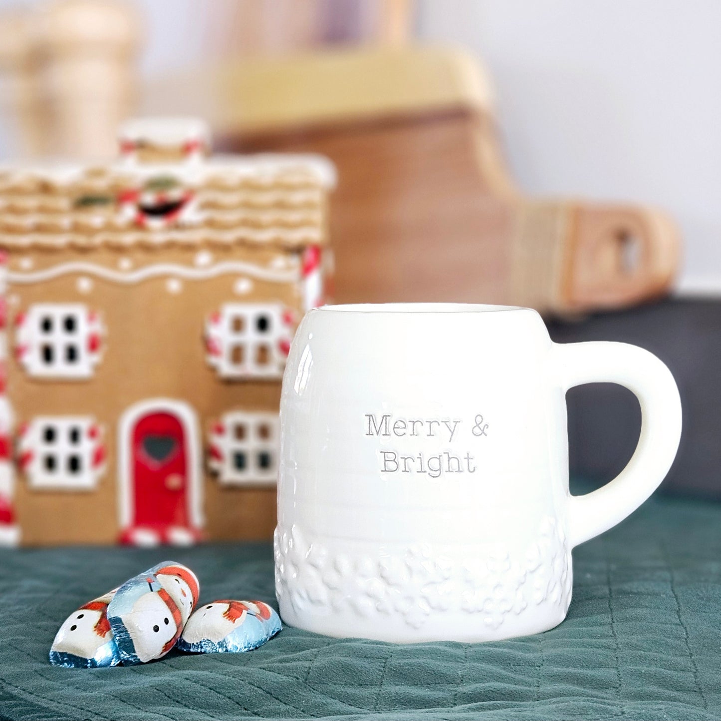 Snowflake Merry & Bright Mug