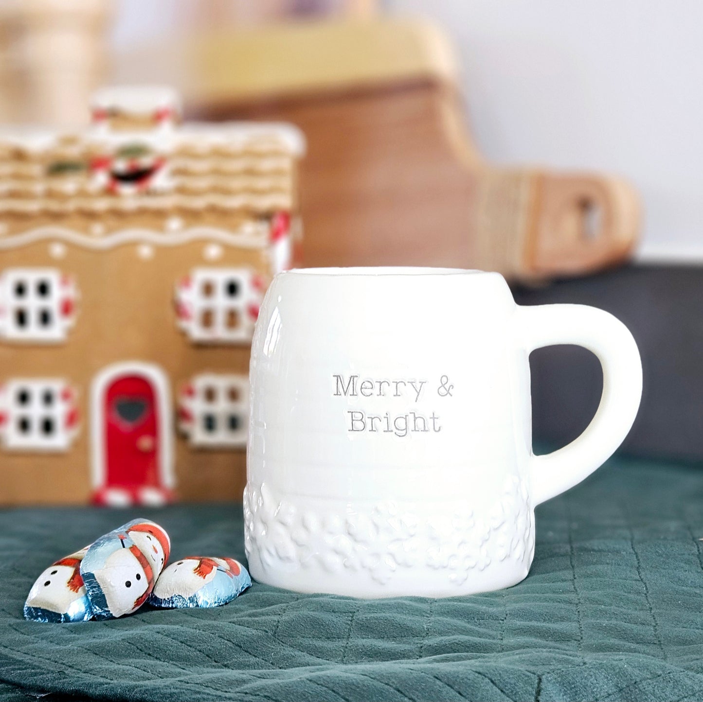 Snowflake Merry & Bright Mug