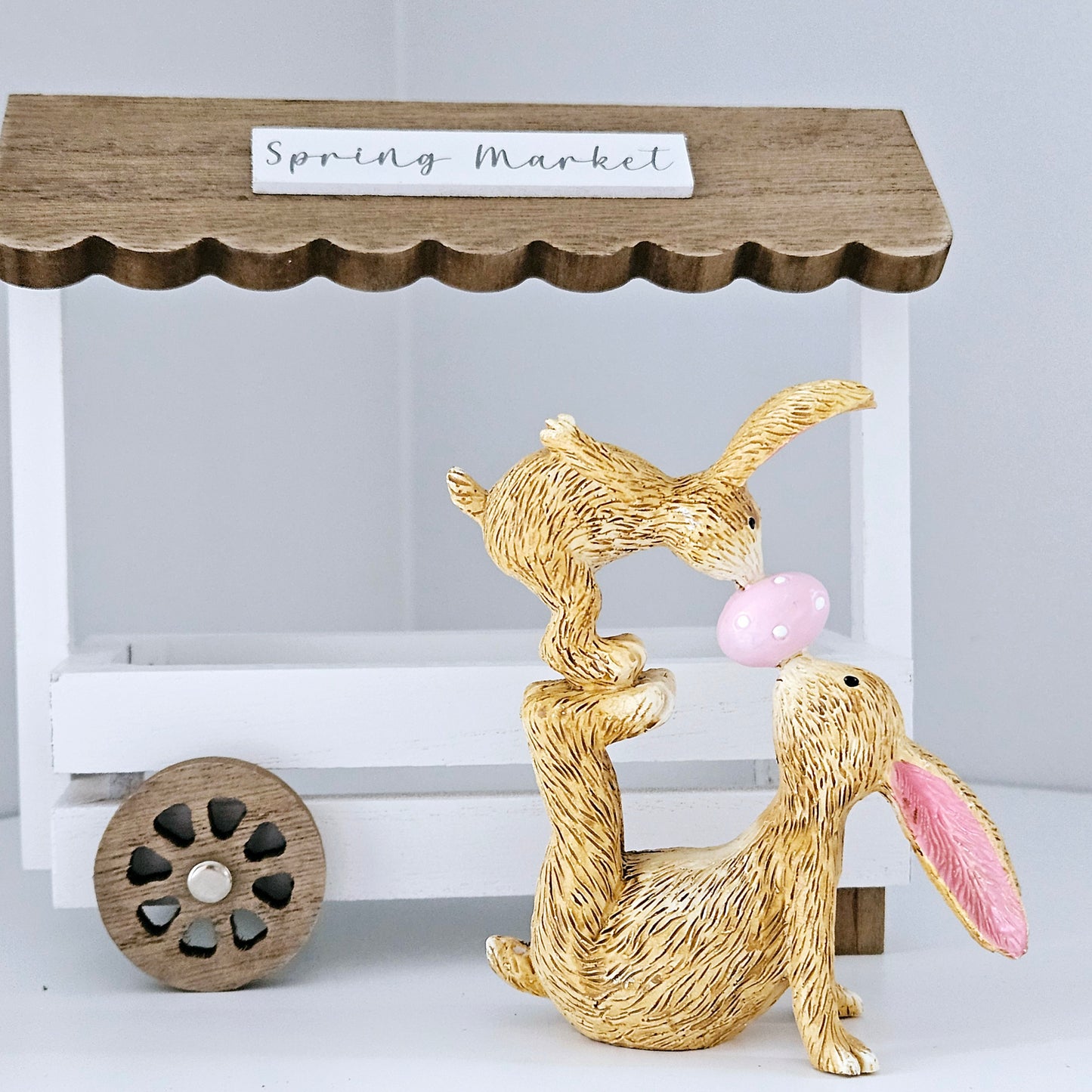 Pink Easter Kisses Bunnies