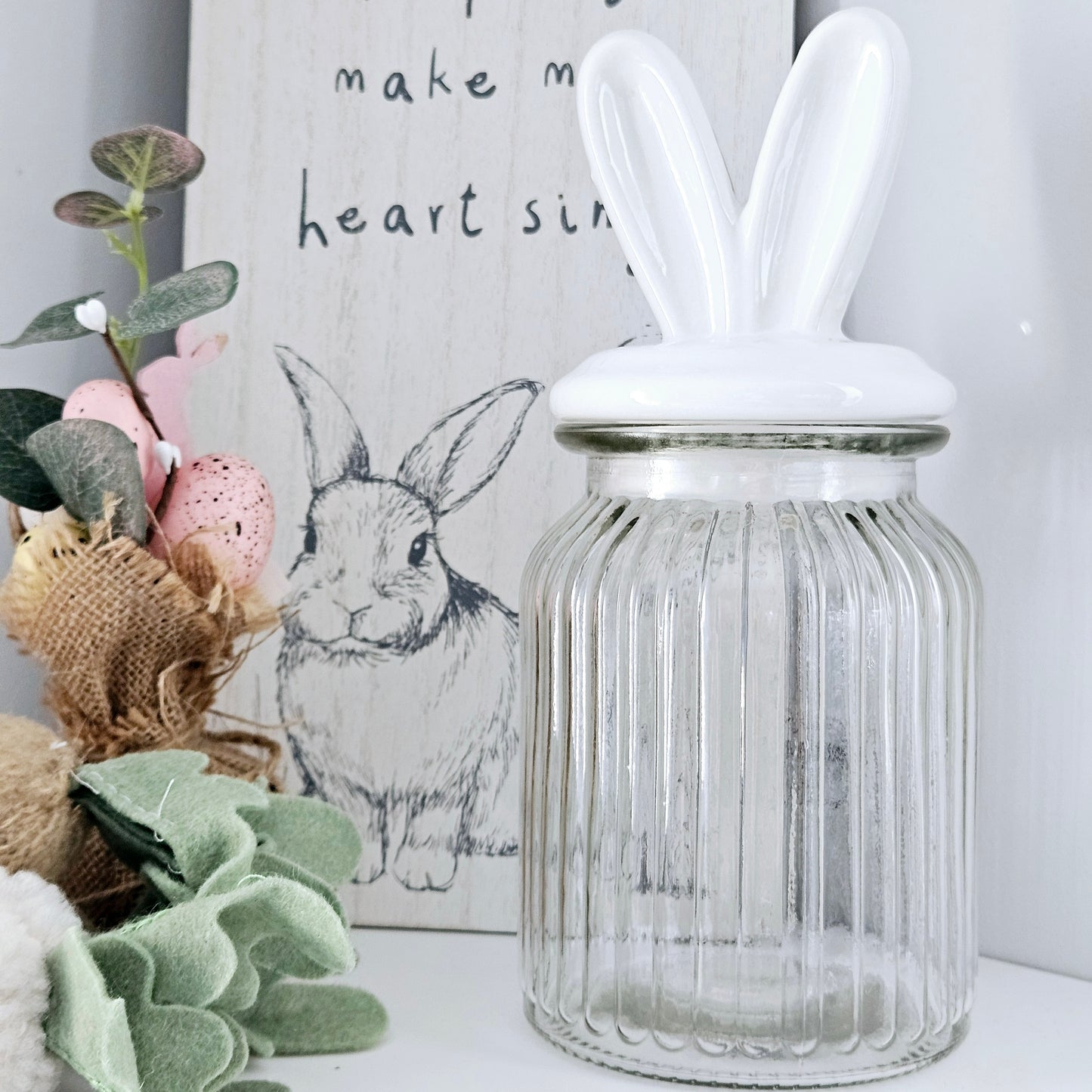 Bunny Ears Storage Jar