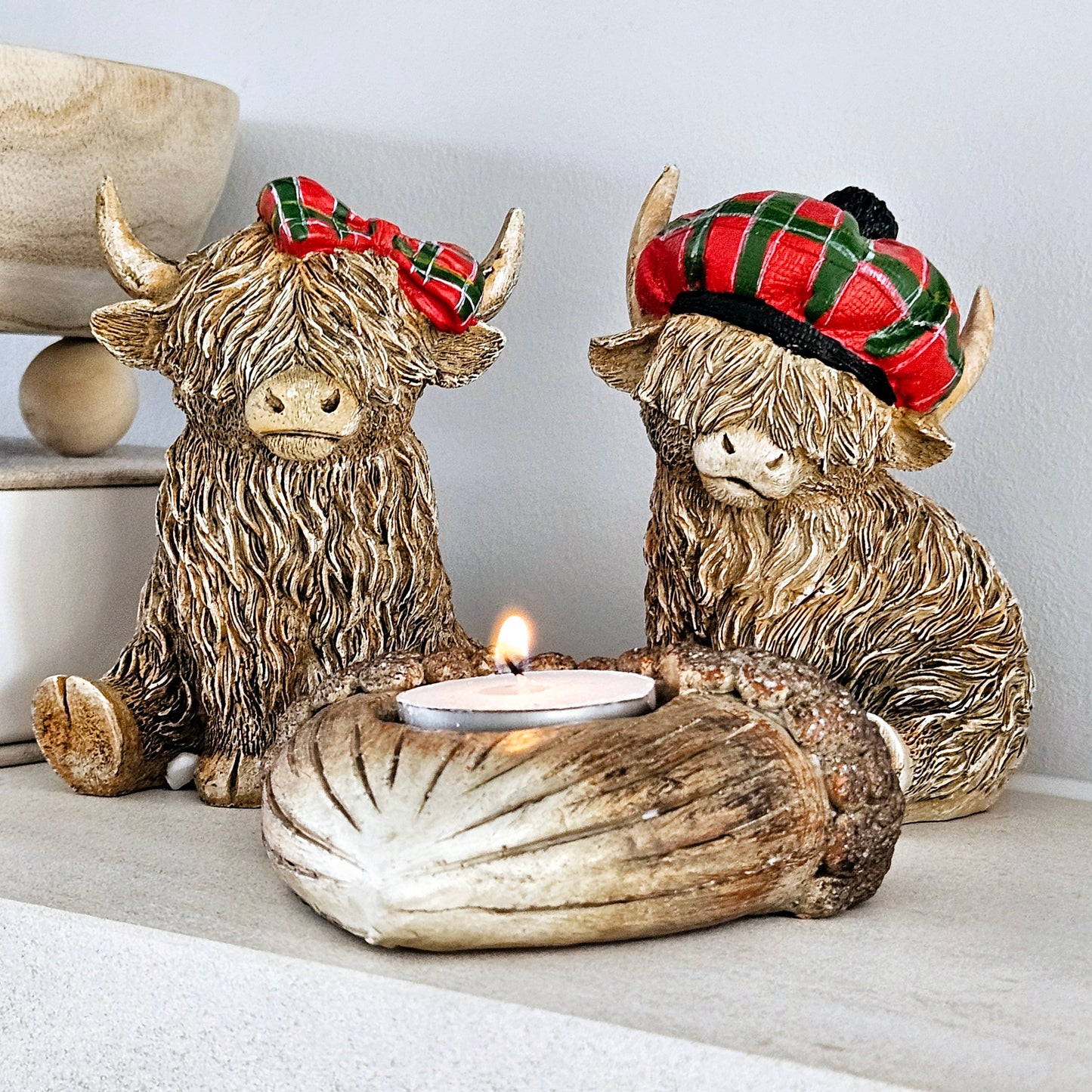 Highland Cow Tartan Hat