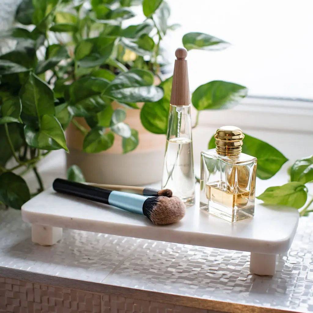 COMING JUNE - Marble Tray With Feet