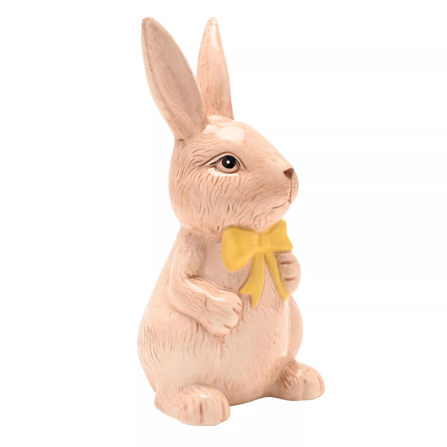 Bunny Figurine Yellow Bow