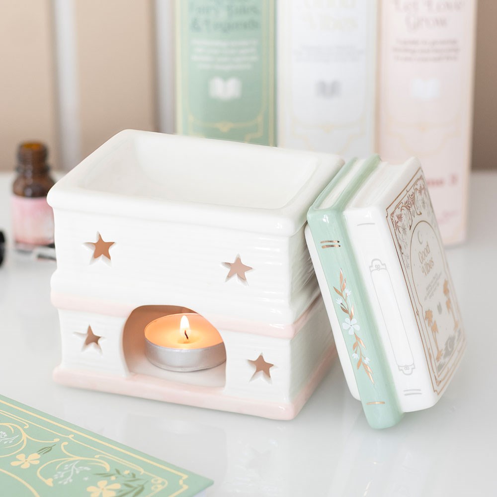 Book Stack Wax Warmer & Oil Burner