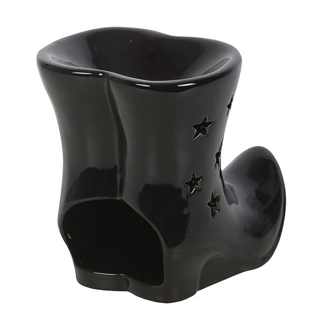 Black Witches Boots Wax Warmer & Oil
