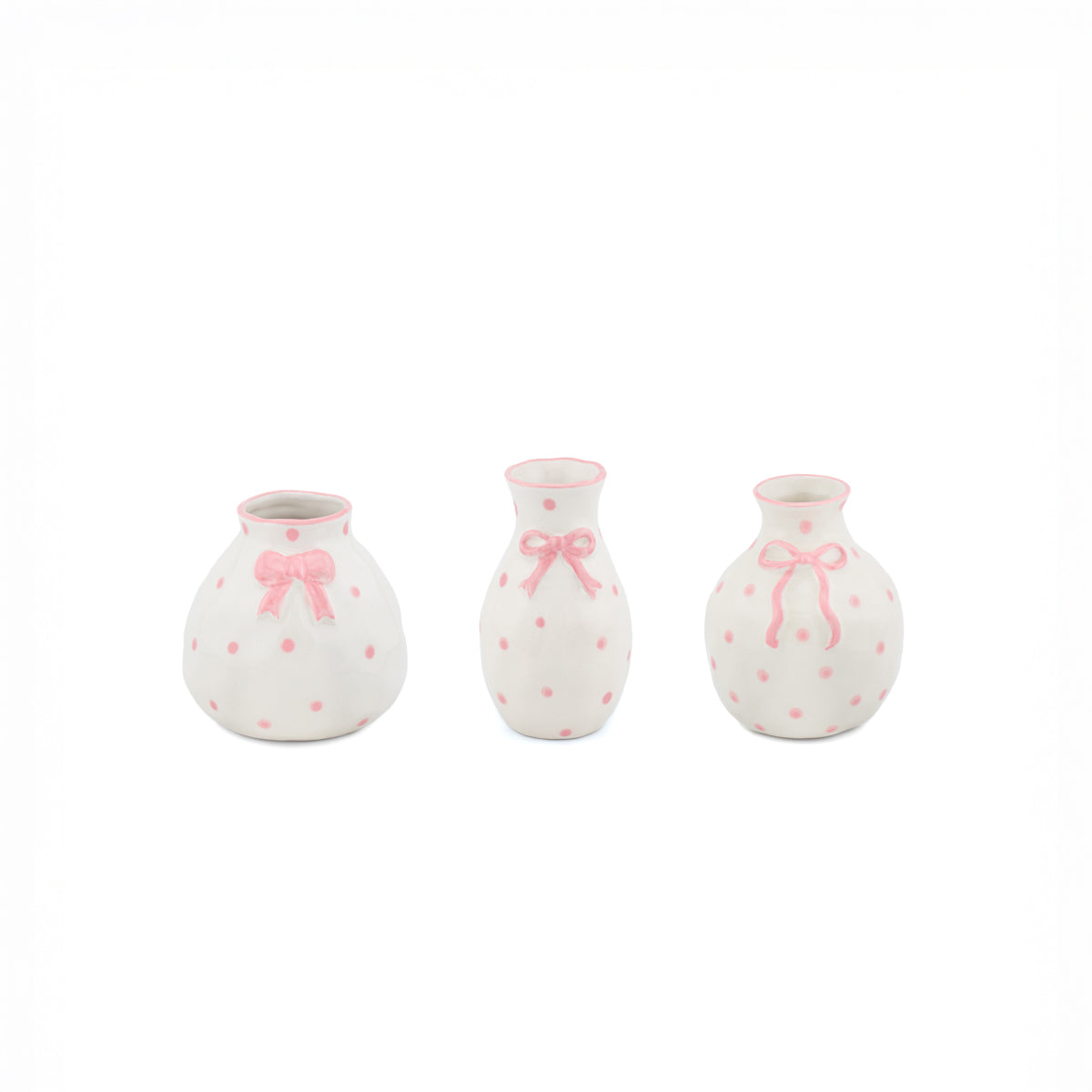 Bow Mini Vase Set