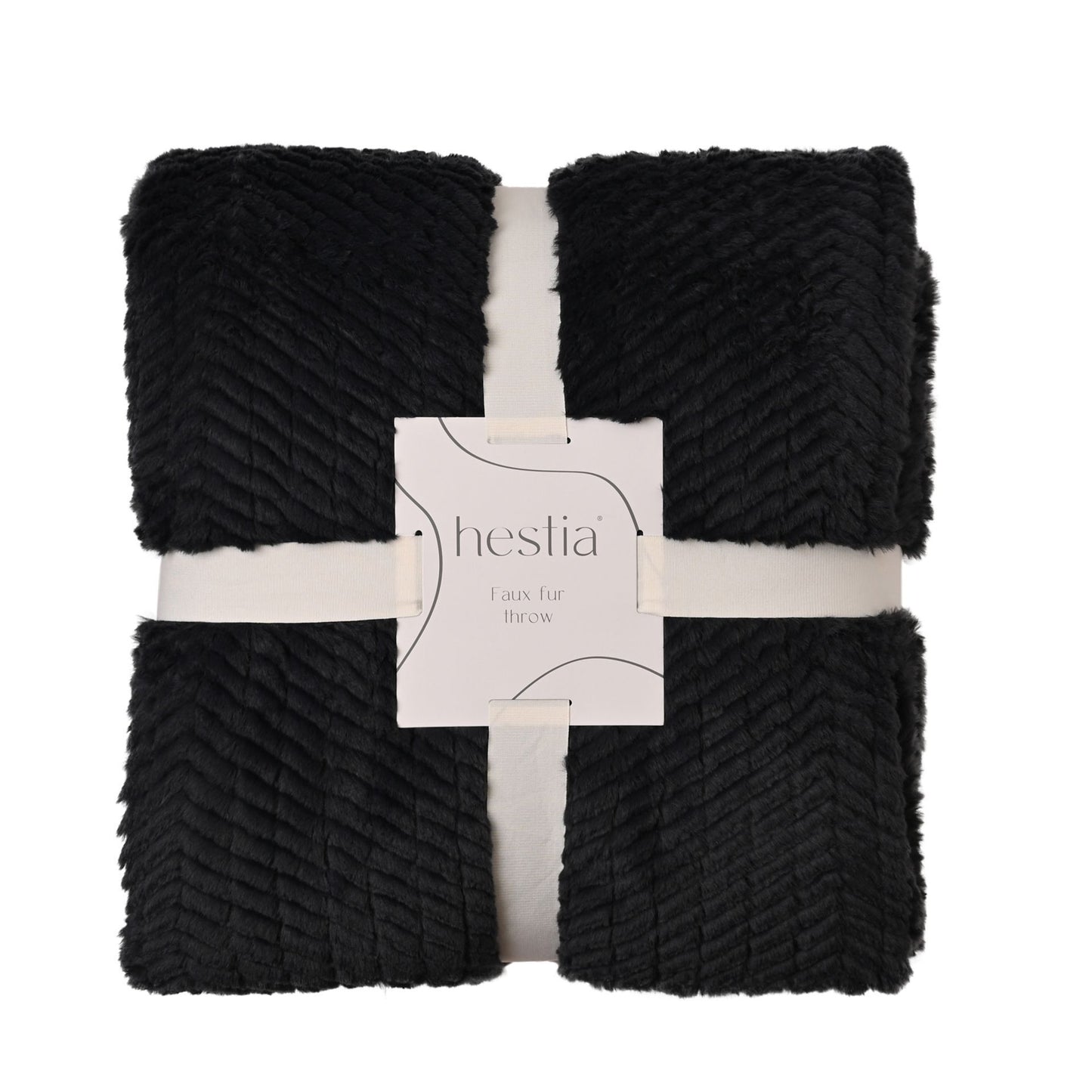hestia graphite dark grey throw 200cm