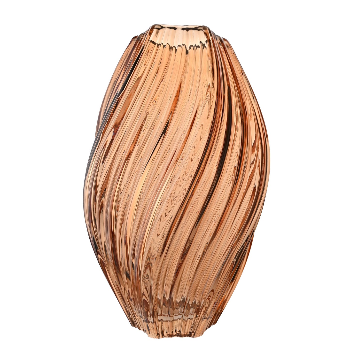 brown hestia twisted vase
