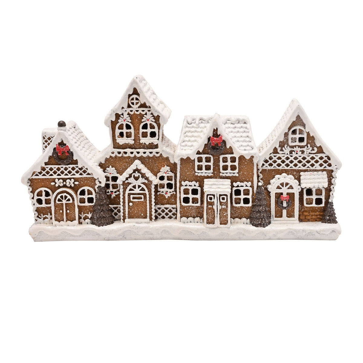 Santa and Friends Light Up Gingerbread Street Christmas decoration