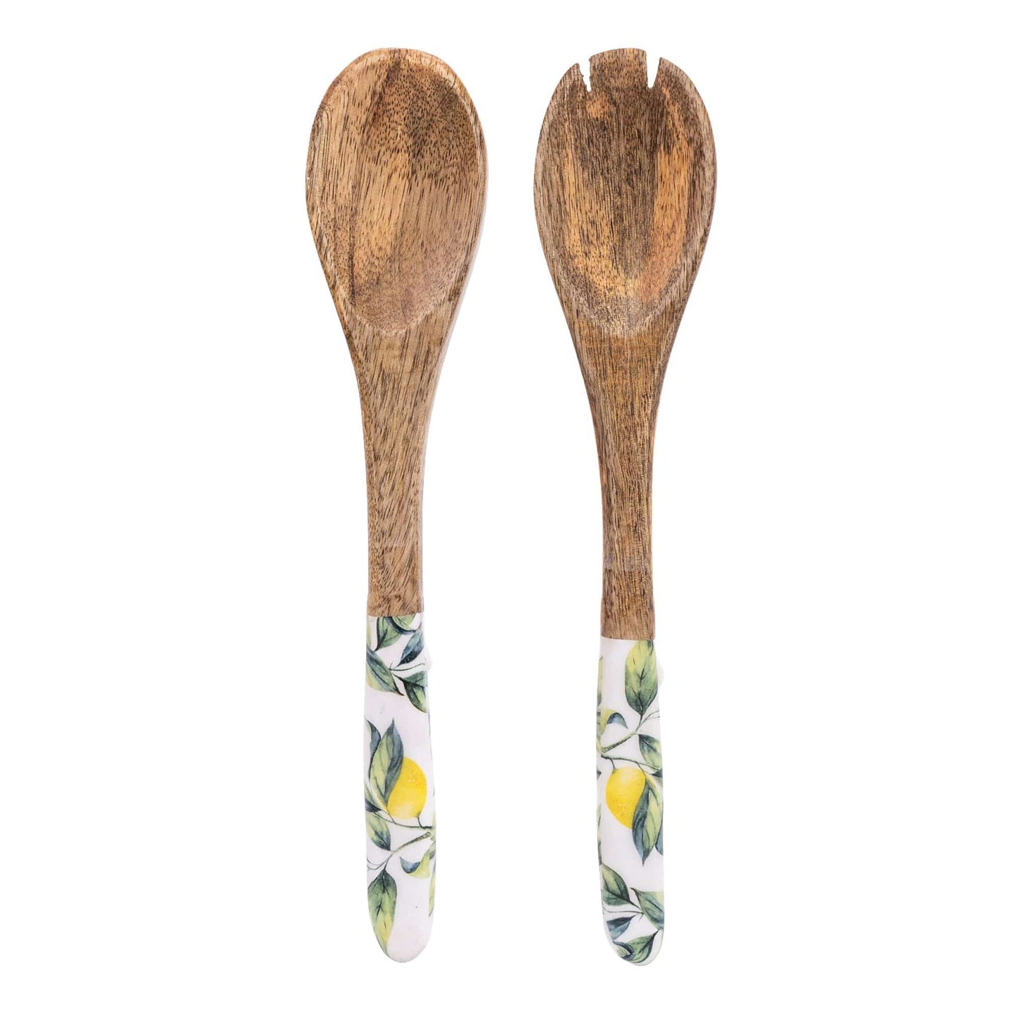 Handcrafted Lemon Wooden Fork and Spoon