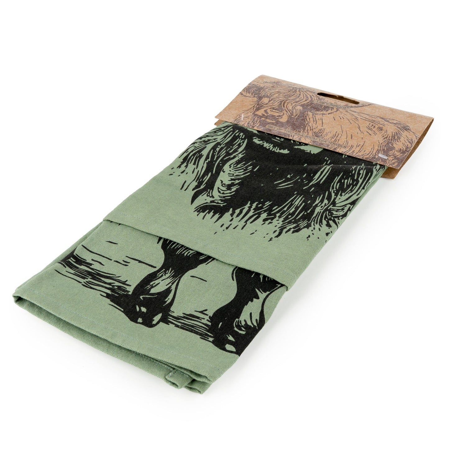 Highland Cow Set 2 Tea Towels