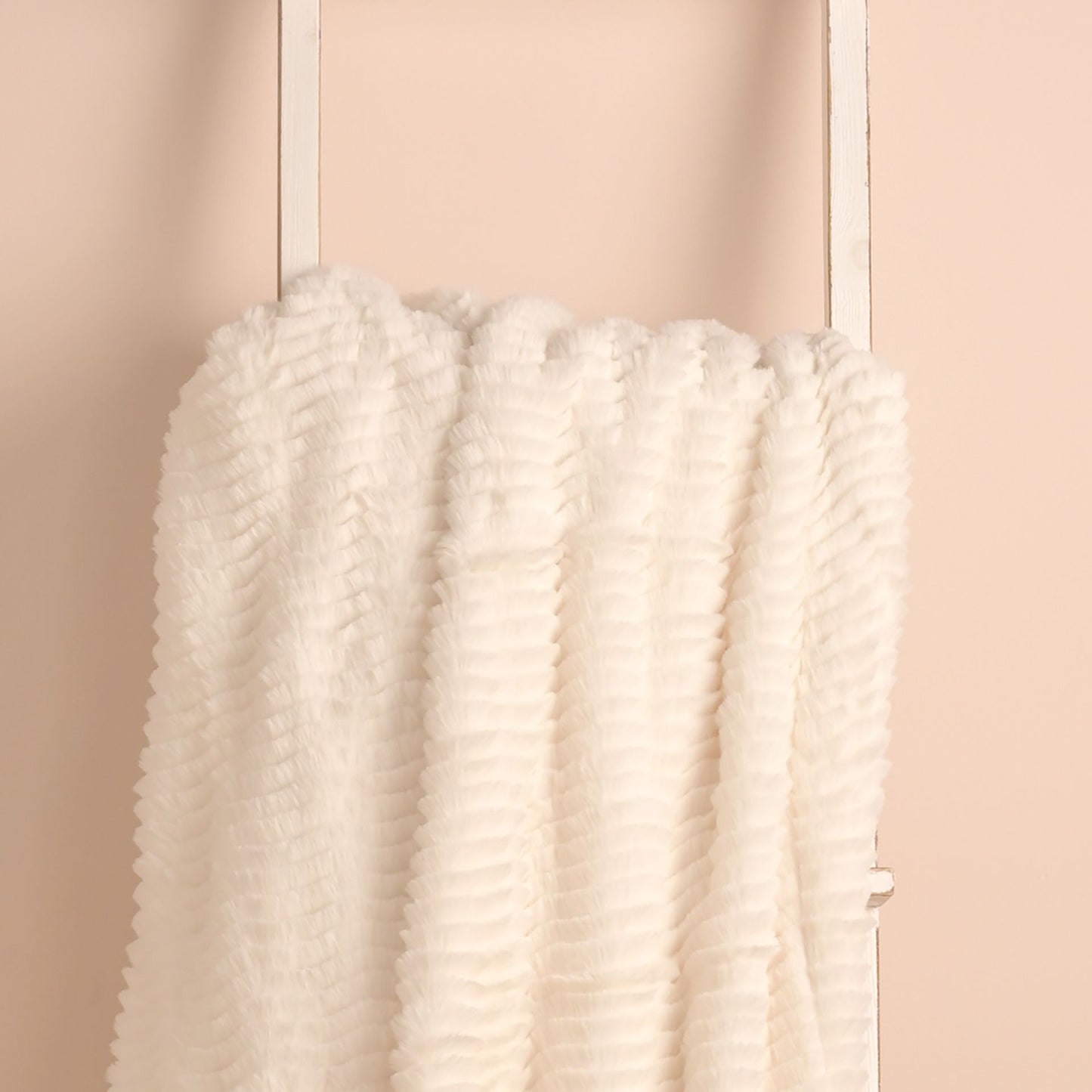 Ivory Ripple Throw