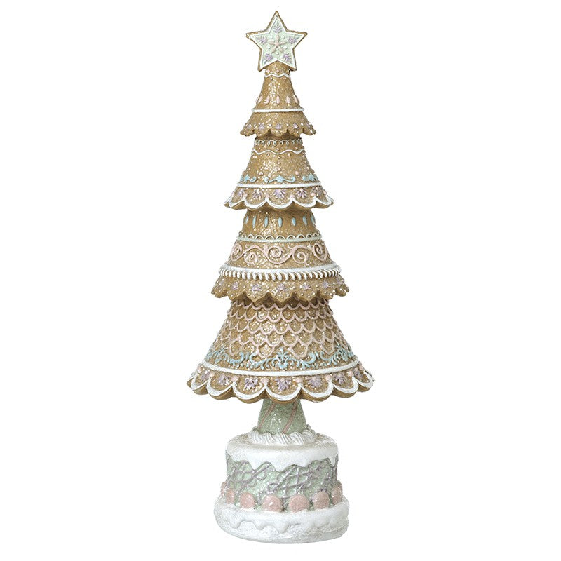 Resin gingerbread Christmas tree decoration