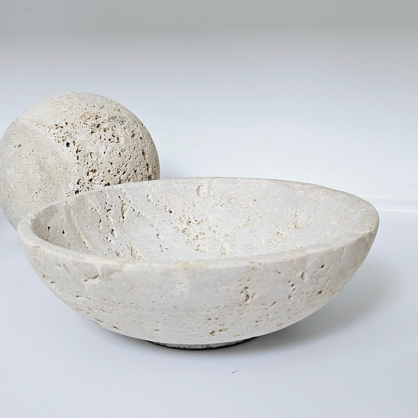 Travertine Decorative Bowl 15cm