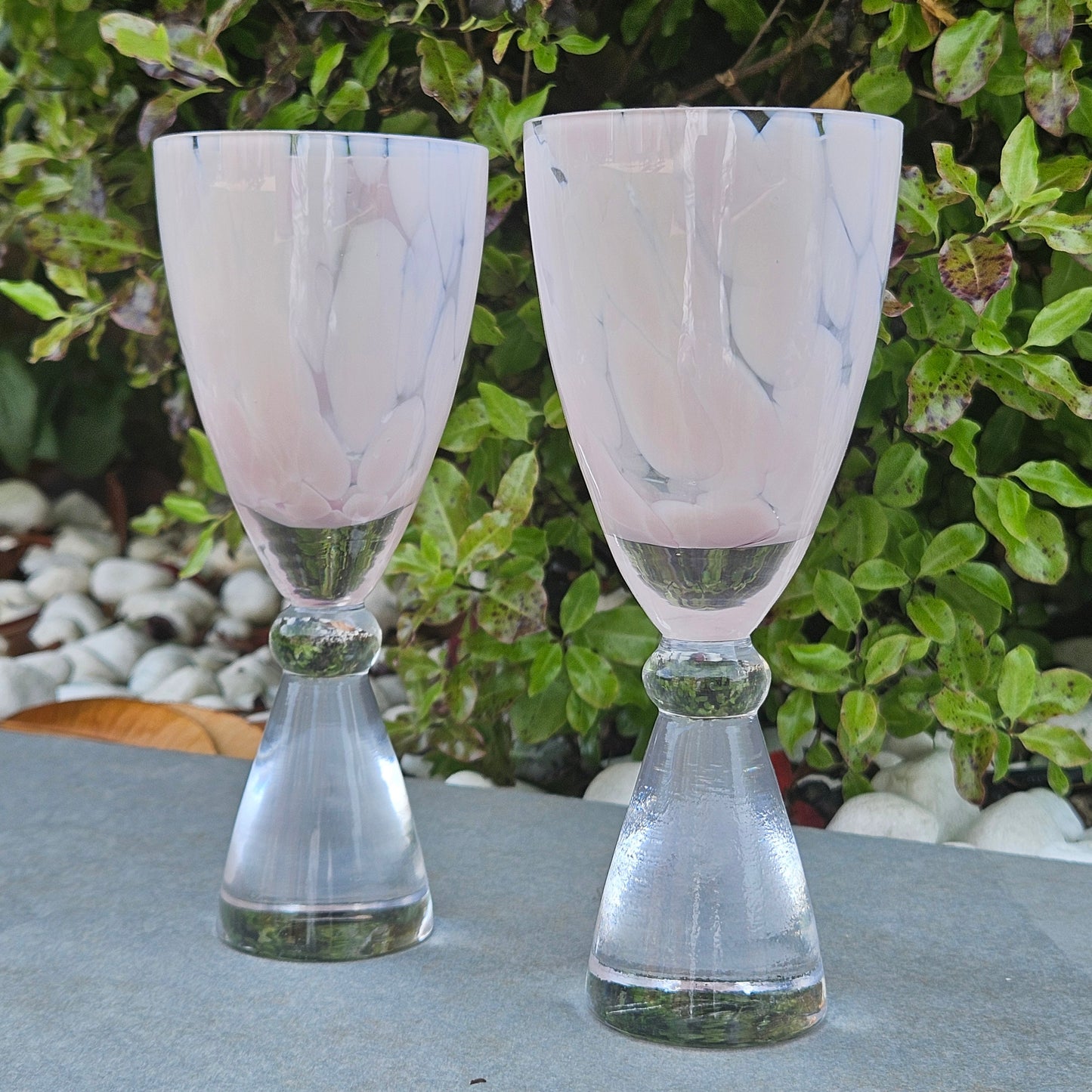 Pink Blush Drinking Glass
