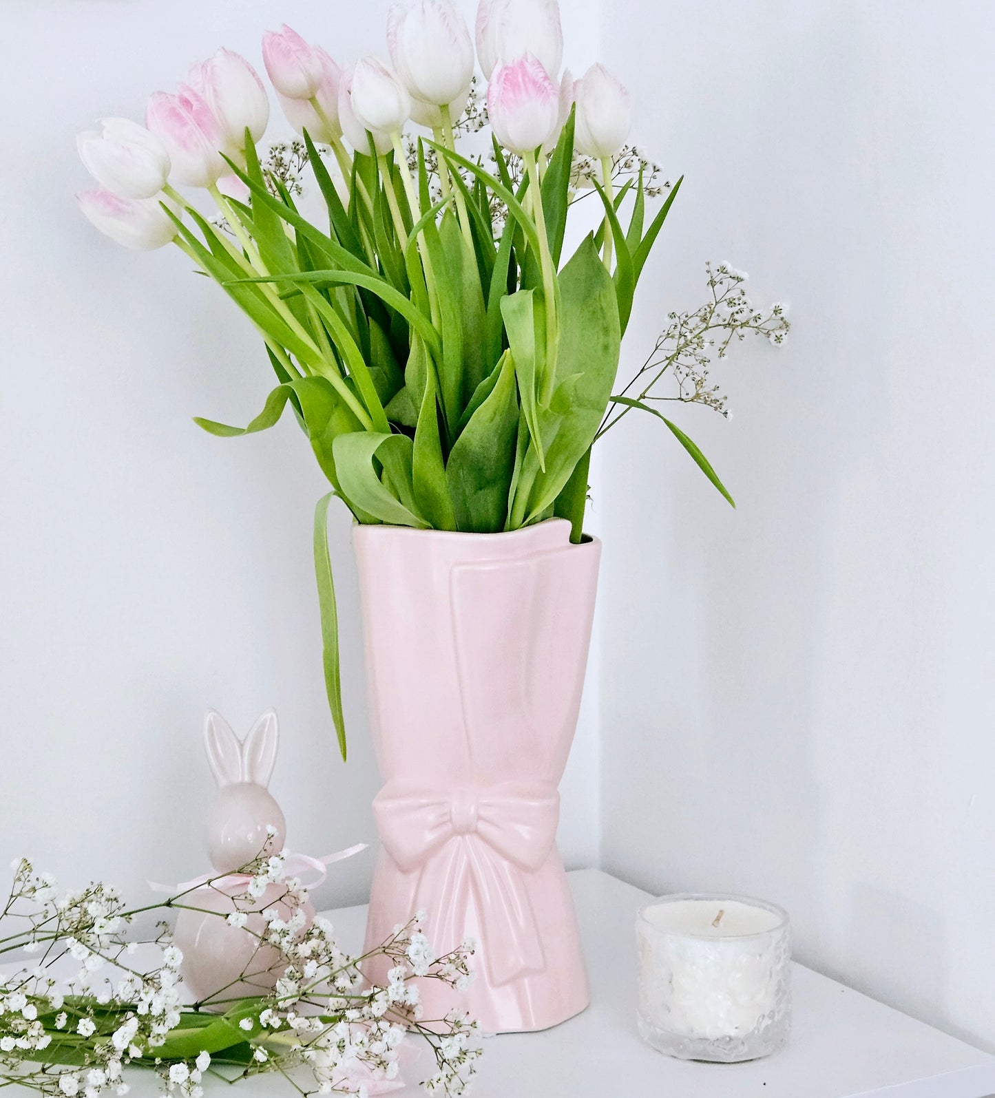 Pale Pink Bouquet Vase