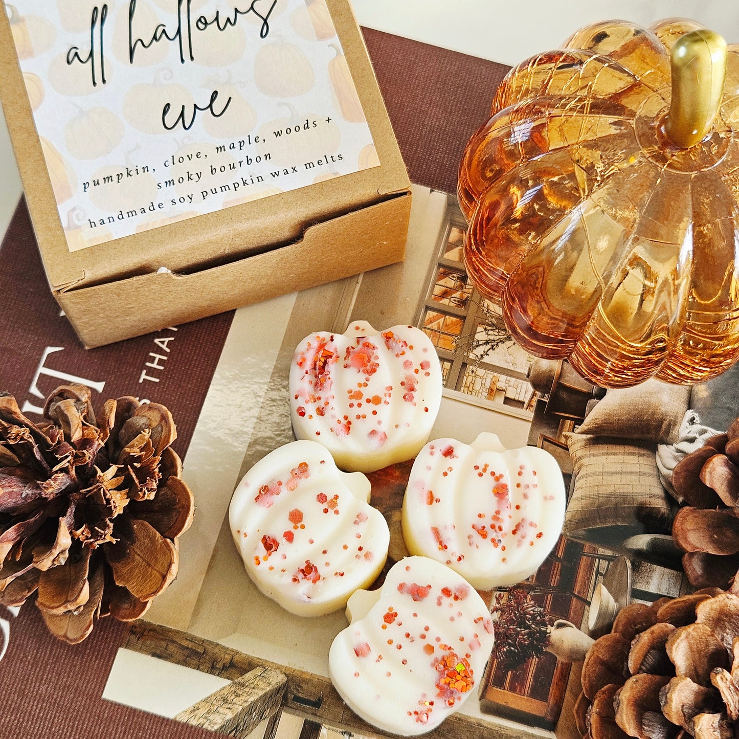 All Hallows Eve Pumpkin Patch Soy Wax Melts | Autumn & Halloween Wax Melts