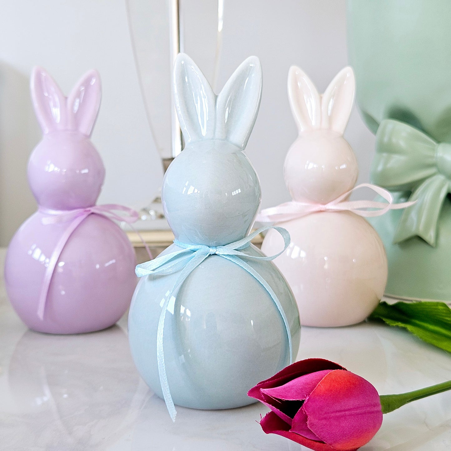 Pastel Coloured Bunnies