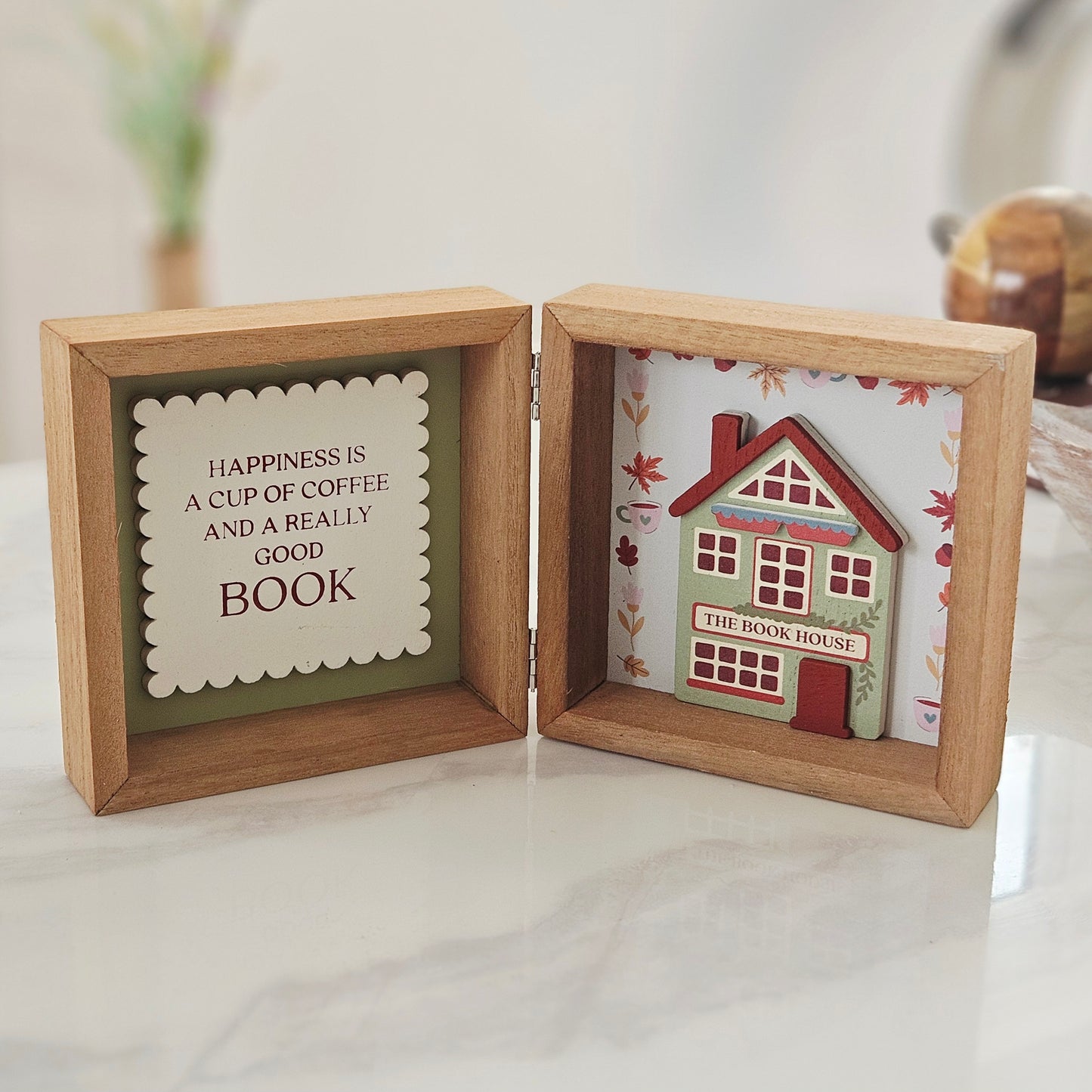 Cosy Chapter Wooden Standing Plaque | 2 Designs