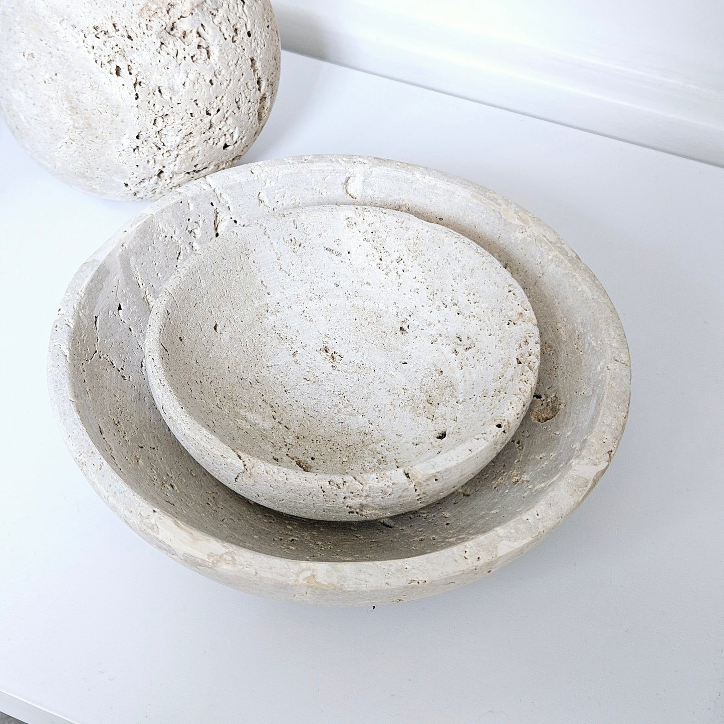 Travertine Decorative Bowl 15cm