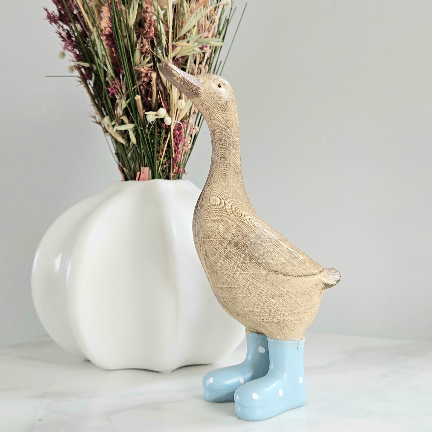 Wood Finish Resin Ducks