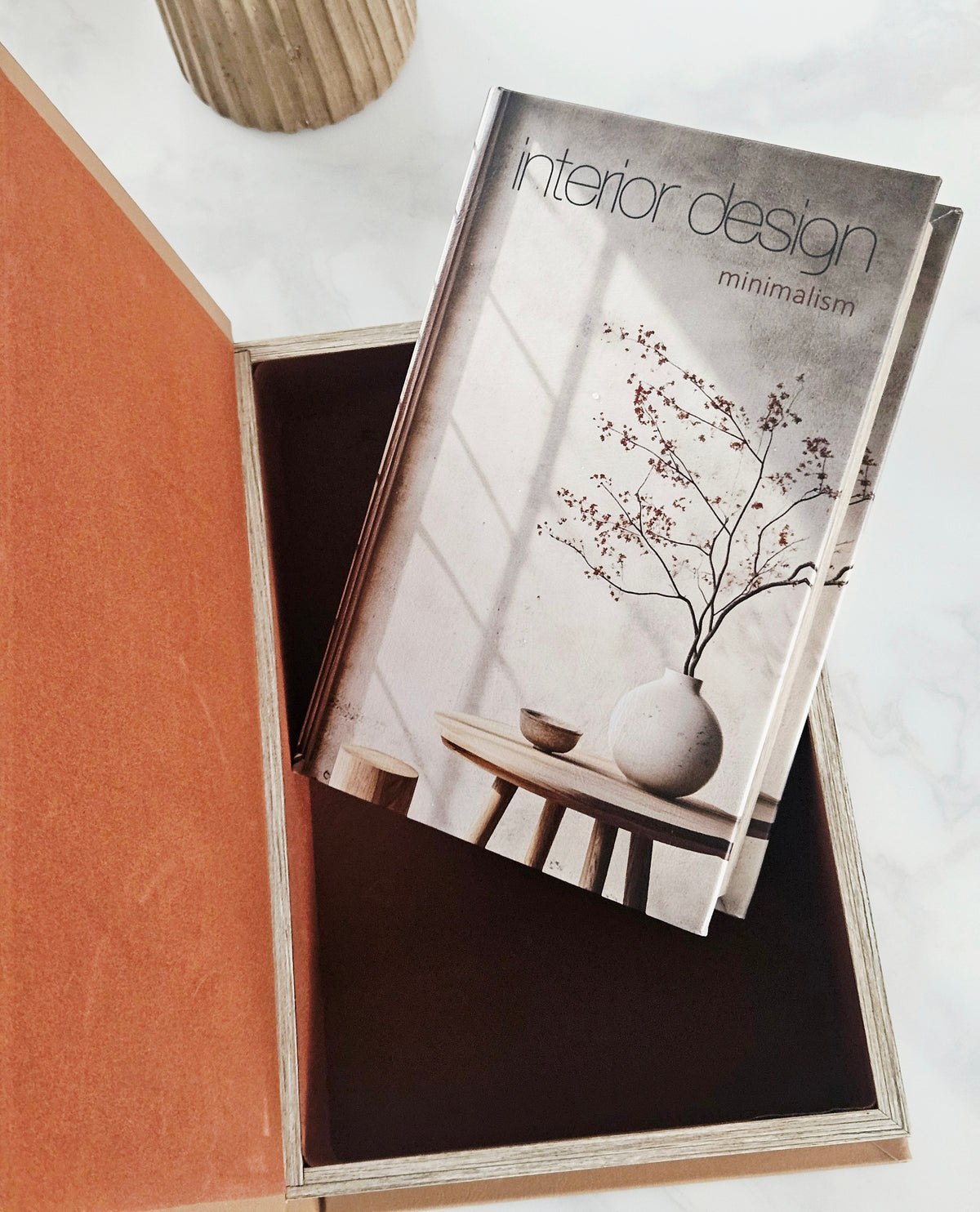 Interior Design Book Boxes – Decorative Storage Set