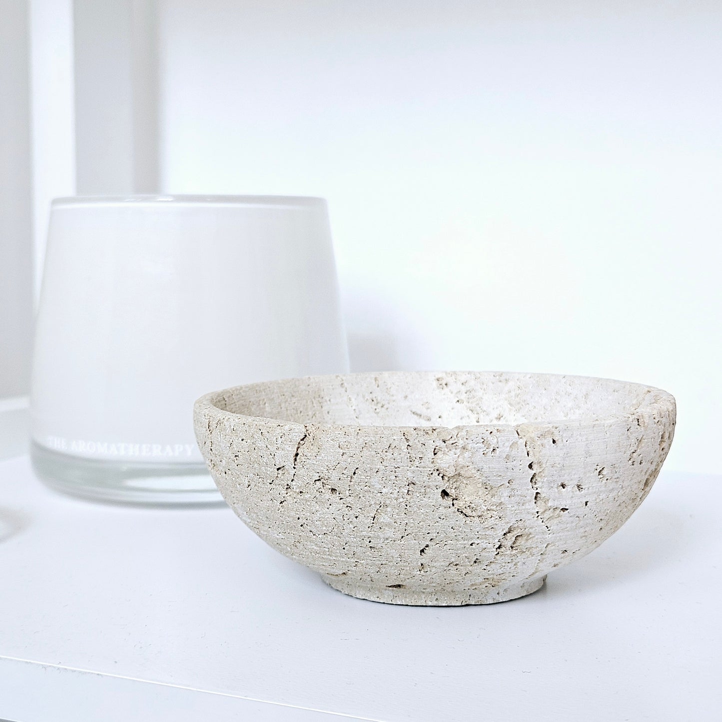 Travertine Decorative Bowl 10cm