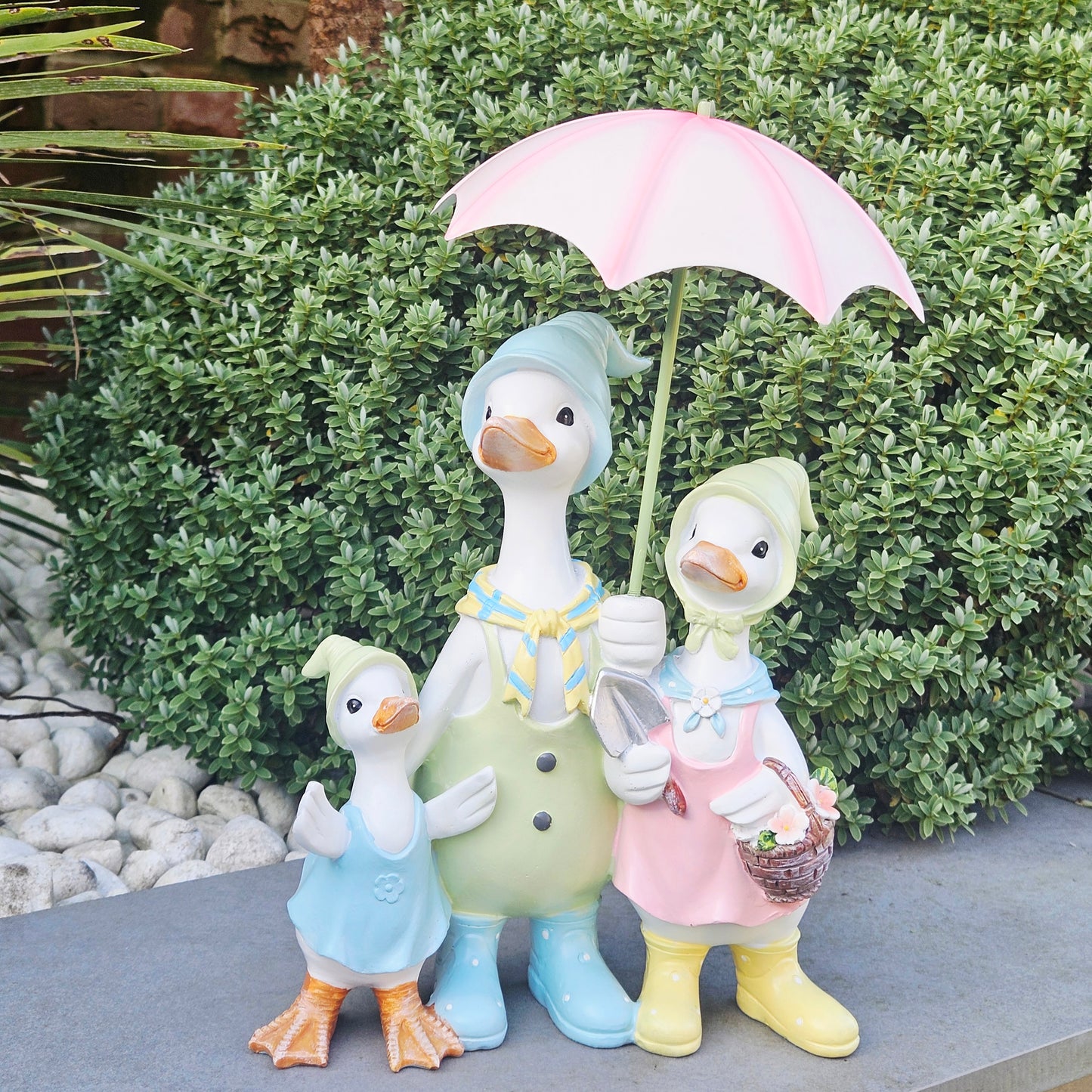 Rainy Days Duck Family Ornament