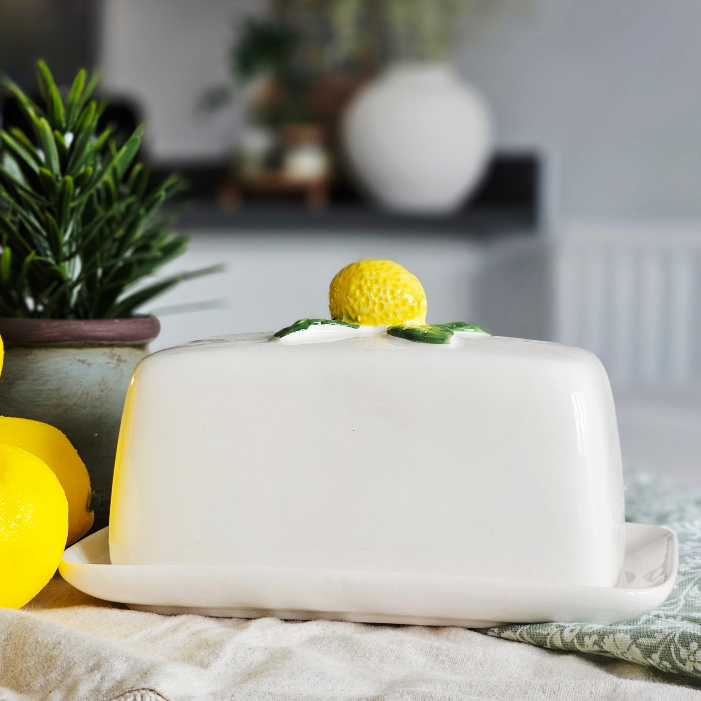 Butter Dish - Lemon