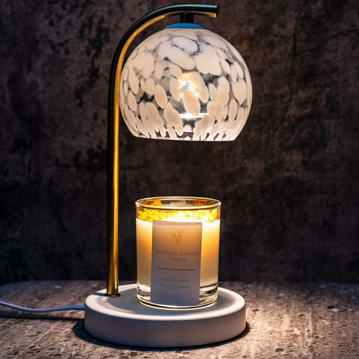 Candle Warming Lamp White