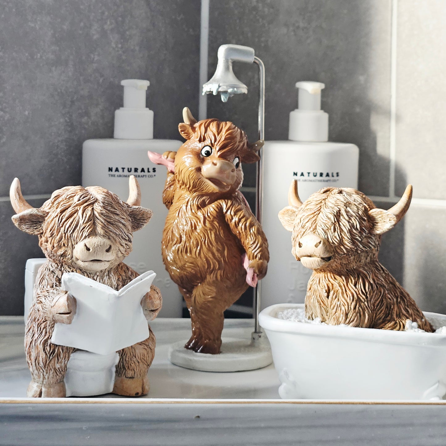 Highland Cow Shower Ornament