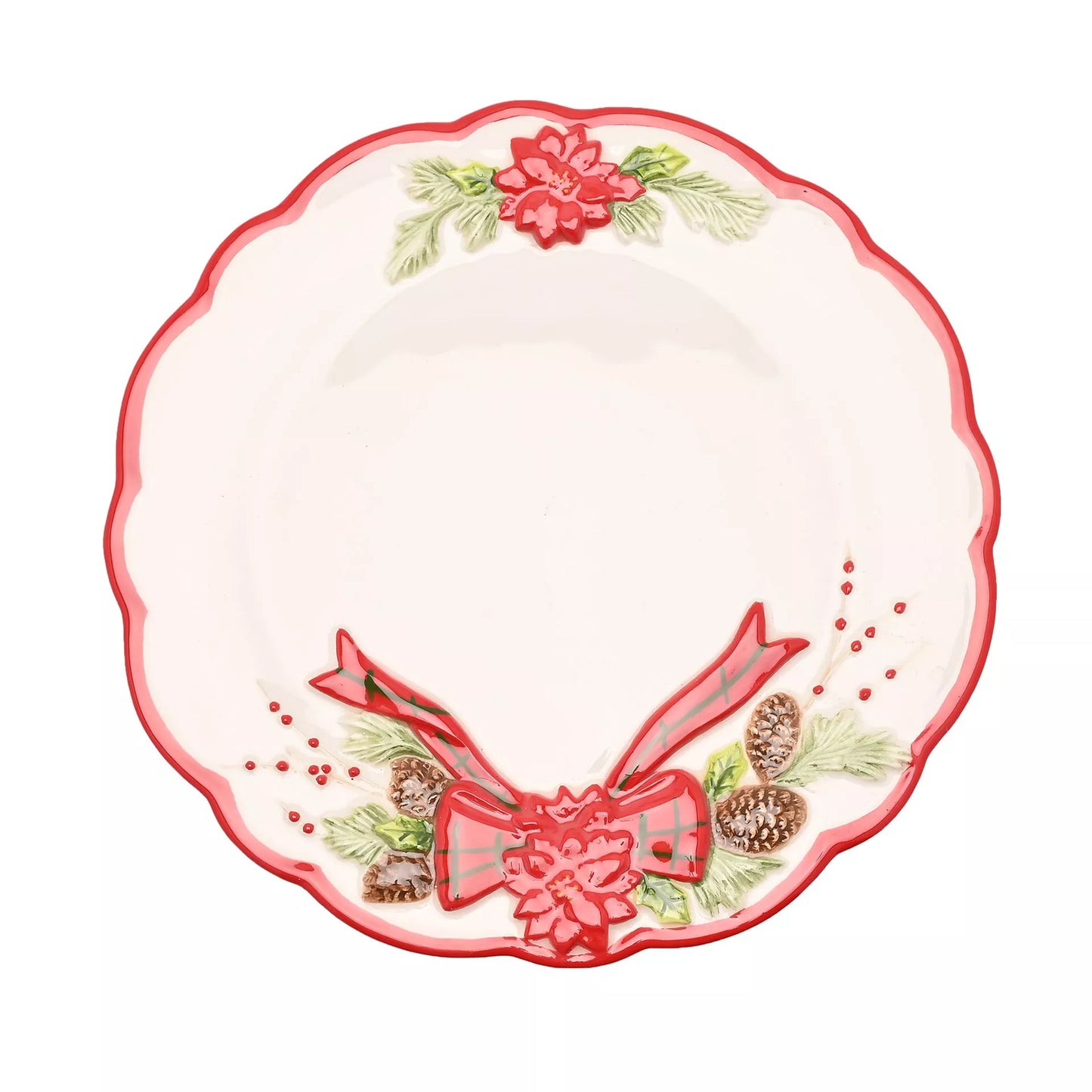 Poinsettia Cake Stand