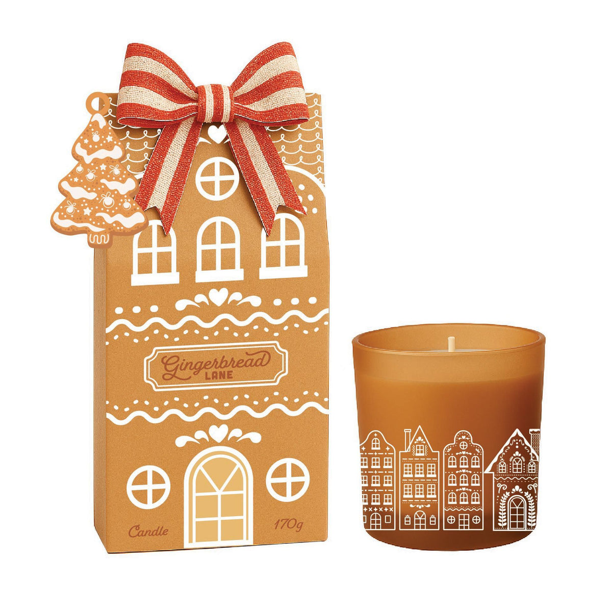 Gingerbread house Christmas candle with Frosted Sugar Cookie fragrance