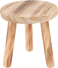 Natural Wood Stool Table