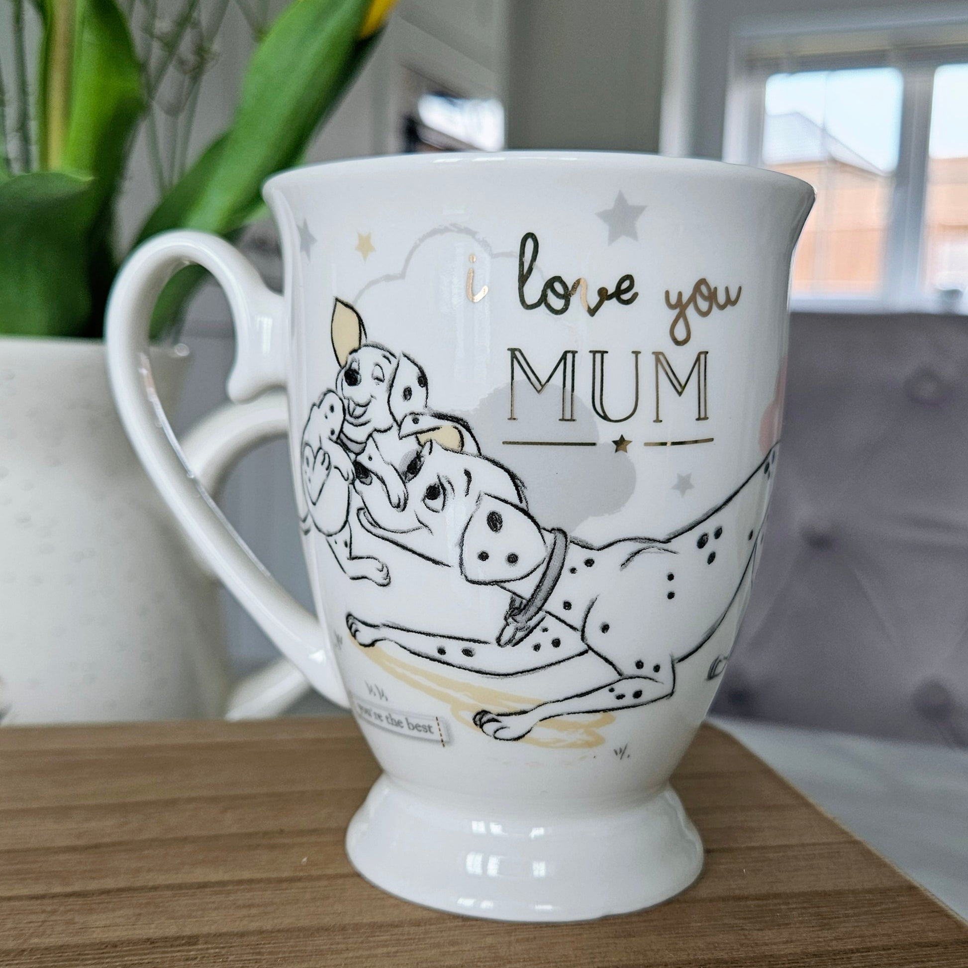 101 Dalmations I love you mum mug