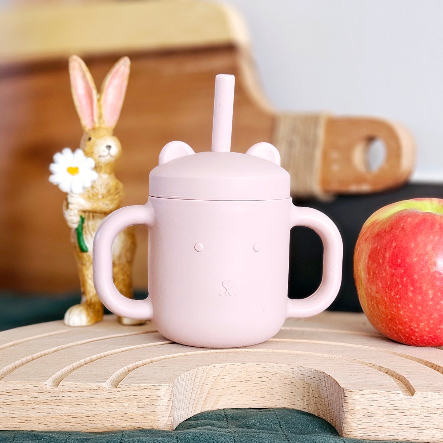 Bambino Silicone Sippy Cup Pink