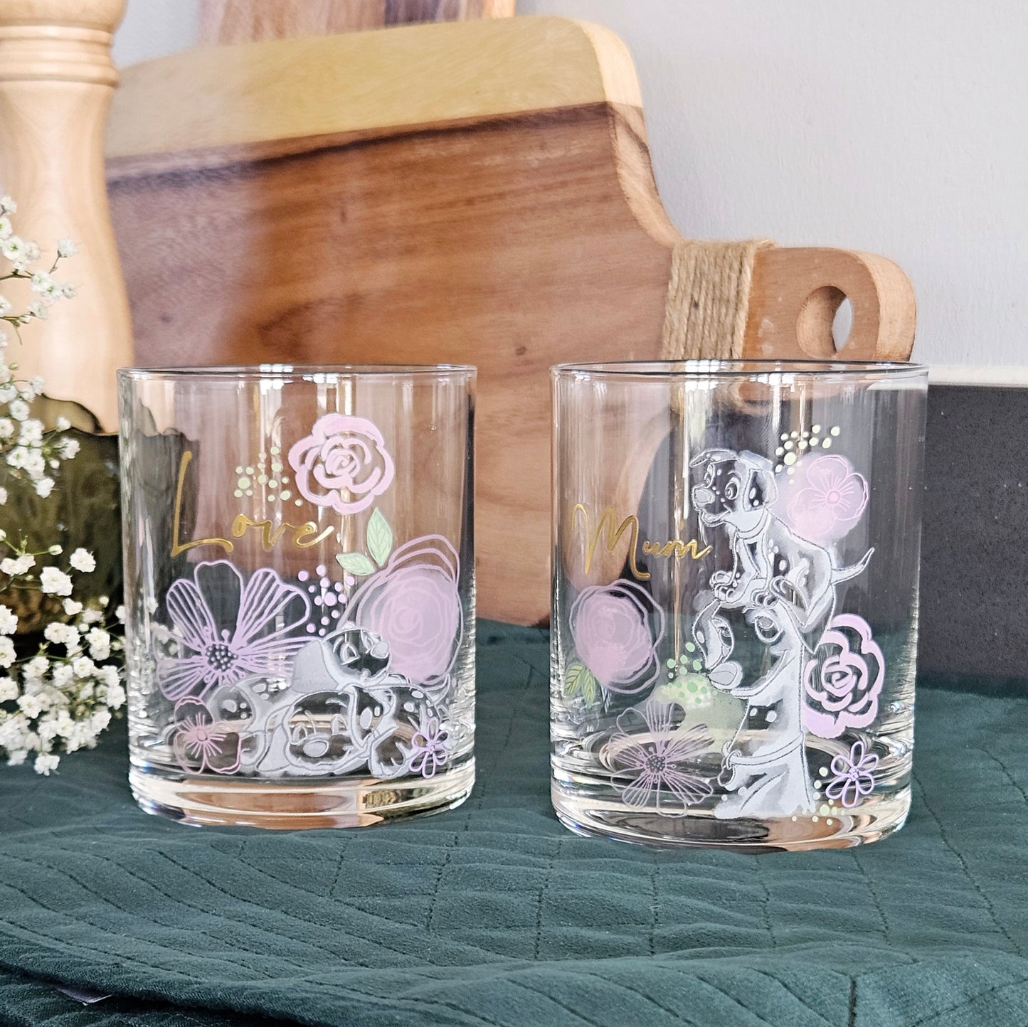 101 Dalmatian Set Of 2 Disney Glasses