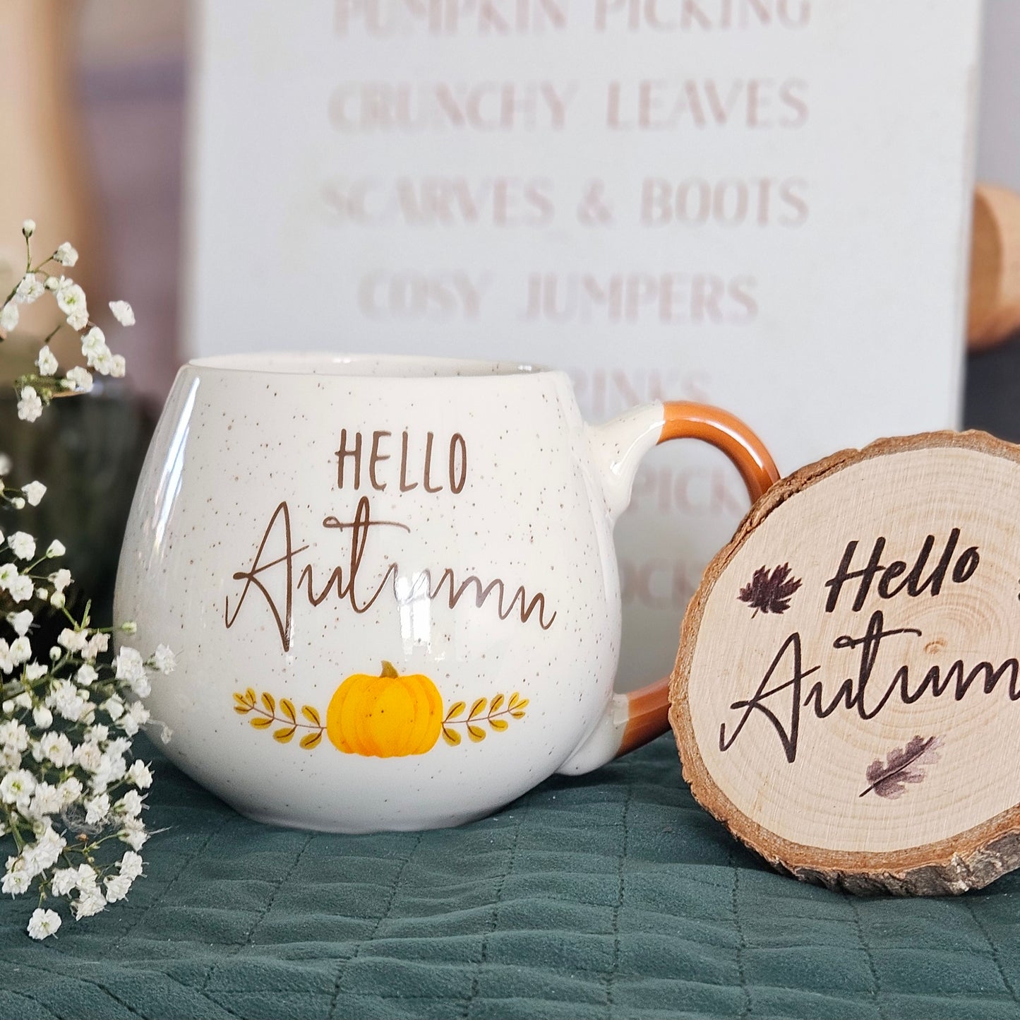 Hello Autumn Mug