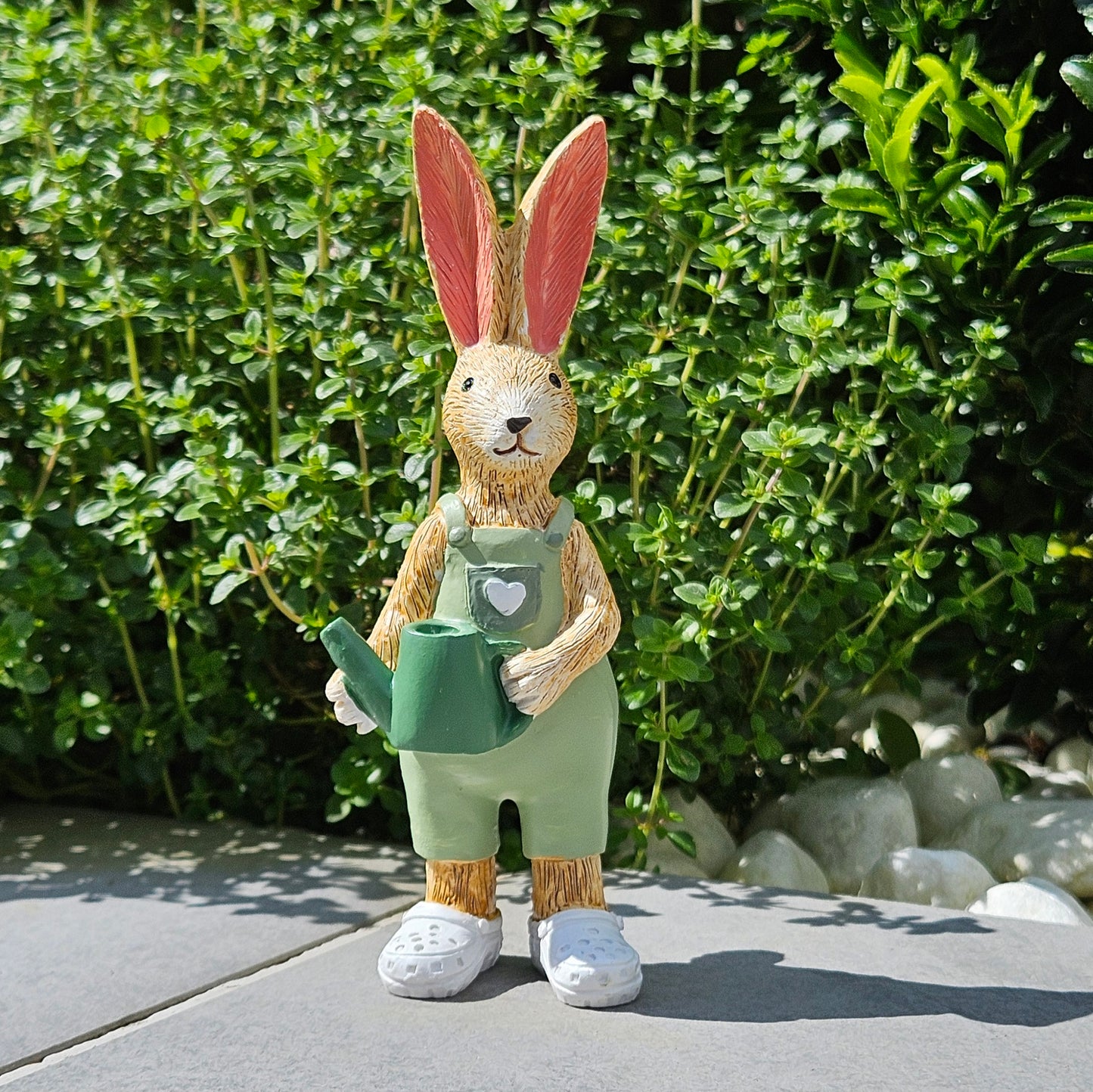 Garden Bunny With Watering Can