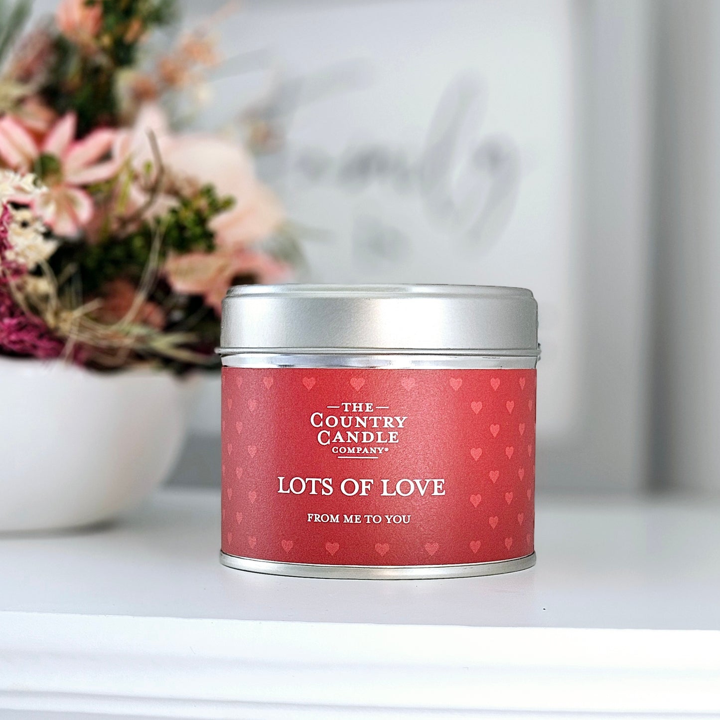 Lots Of Love Candle In Tin