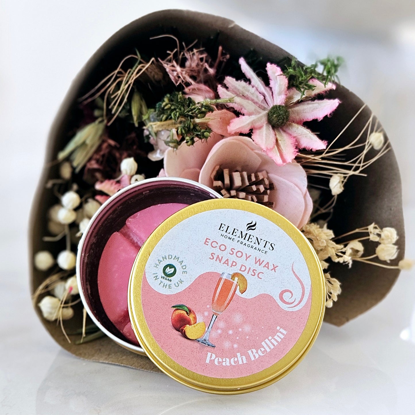 Peach Bellini Soy Wax Disc