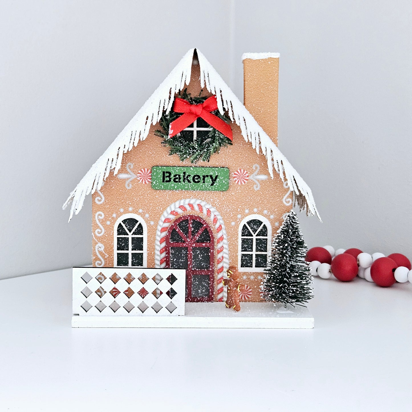 Gingerbread Bakery Led Christmas House