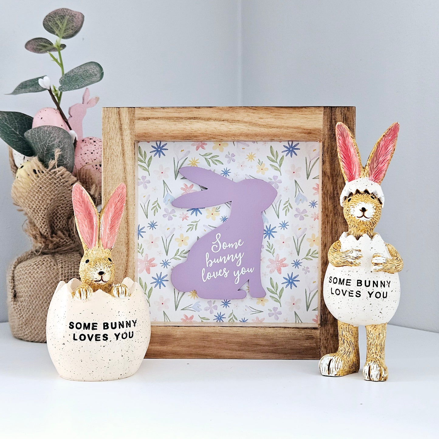 Some Bunny Loves You Wooden Frame