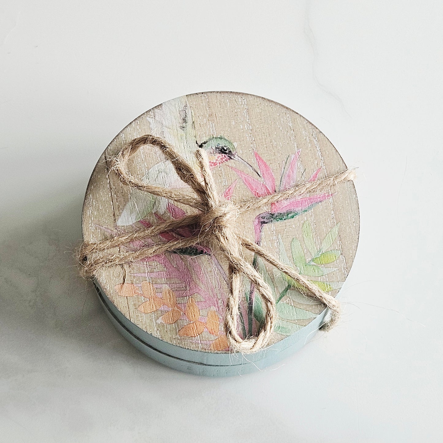 Hummingbird Set Of 2 Coasters