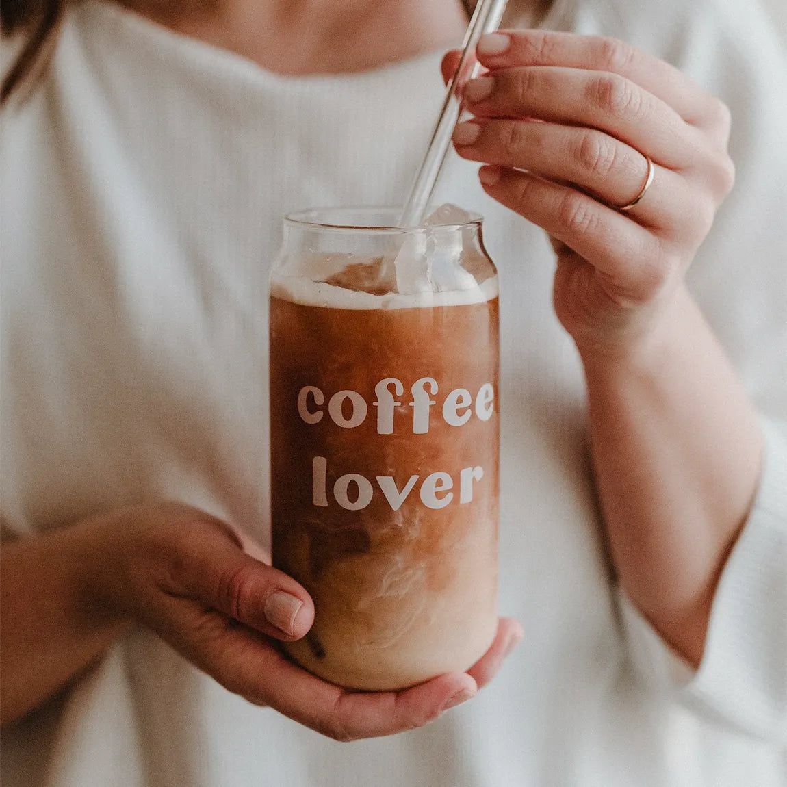 Coffee Lover Drinking Glass