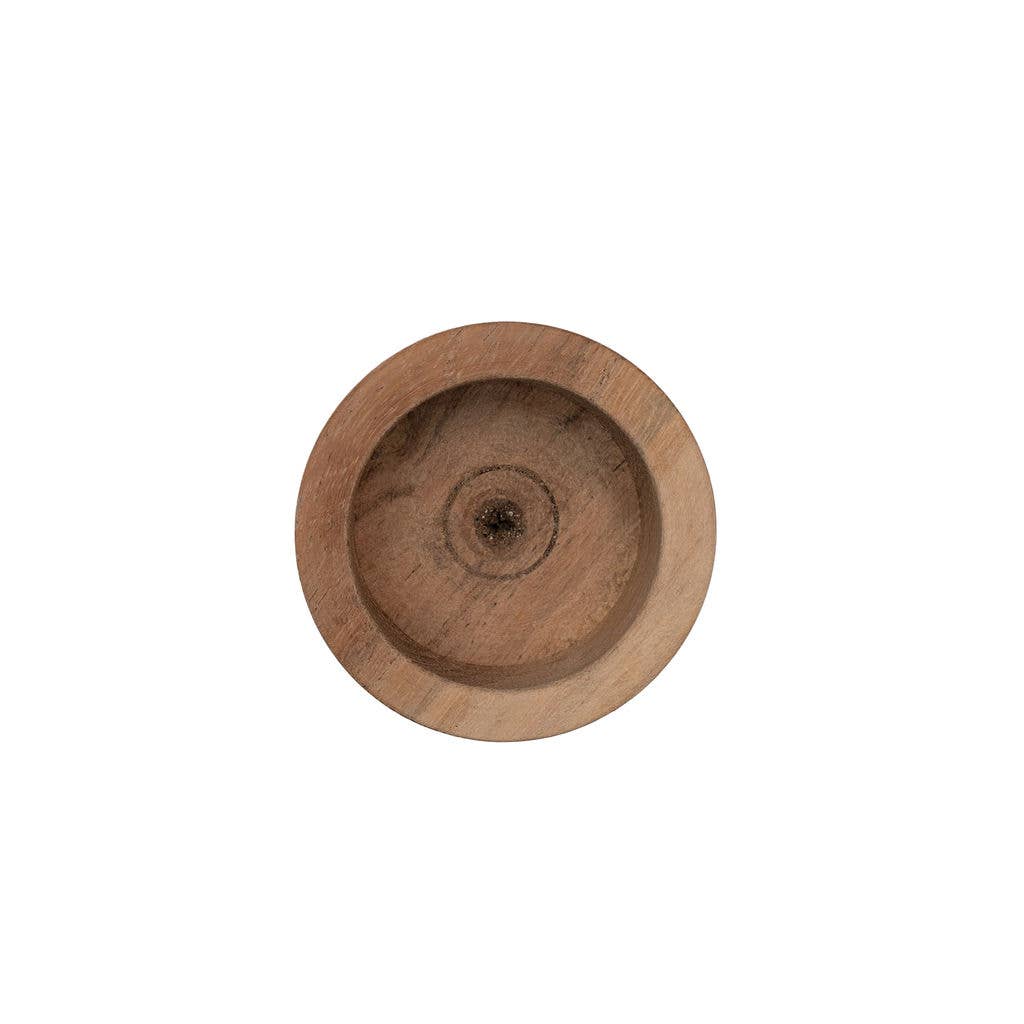 Ales Acacia Wood Tea Light Holder | Wooden Candle Holder